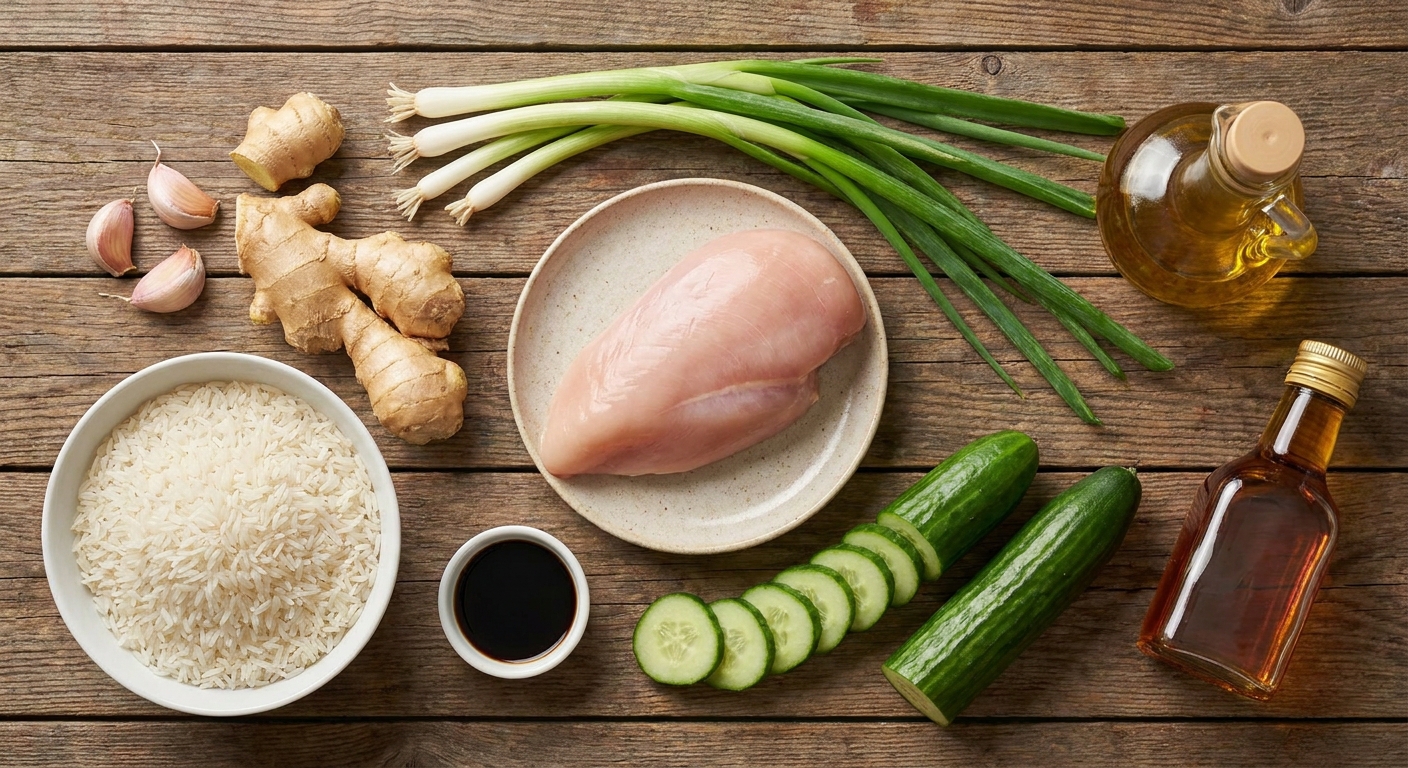 Хайнаньская курица на домашний лад 🍚