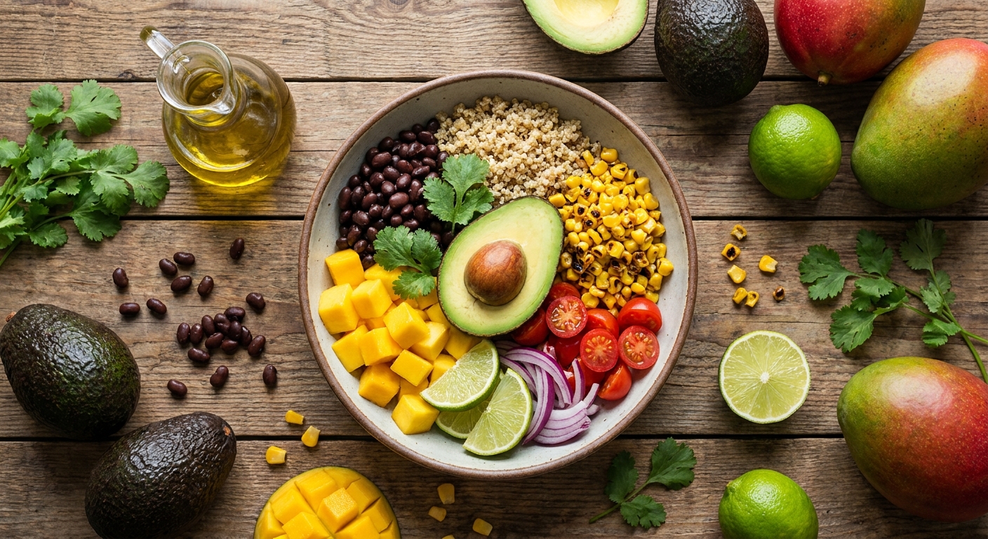 Киноа-боул «Латино-легко» 🥑🌽