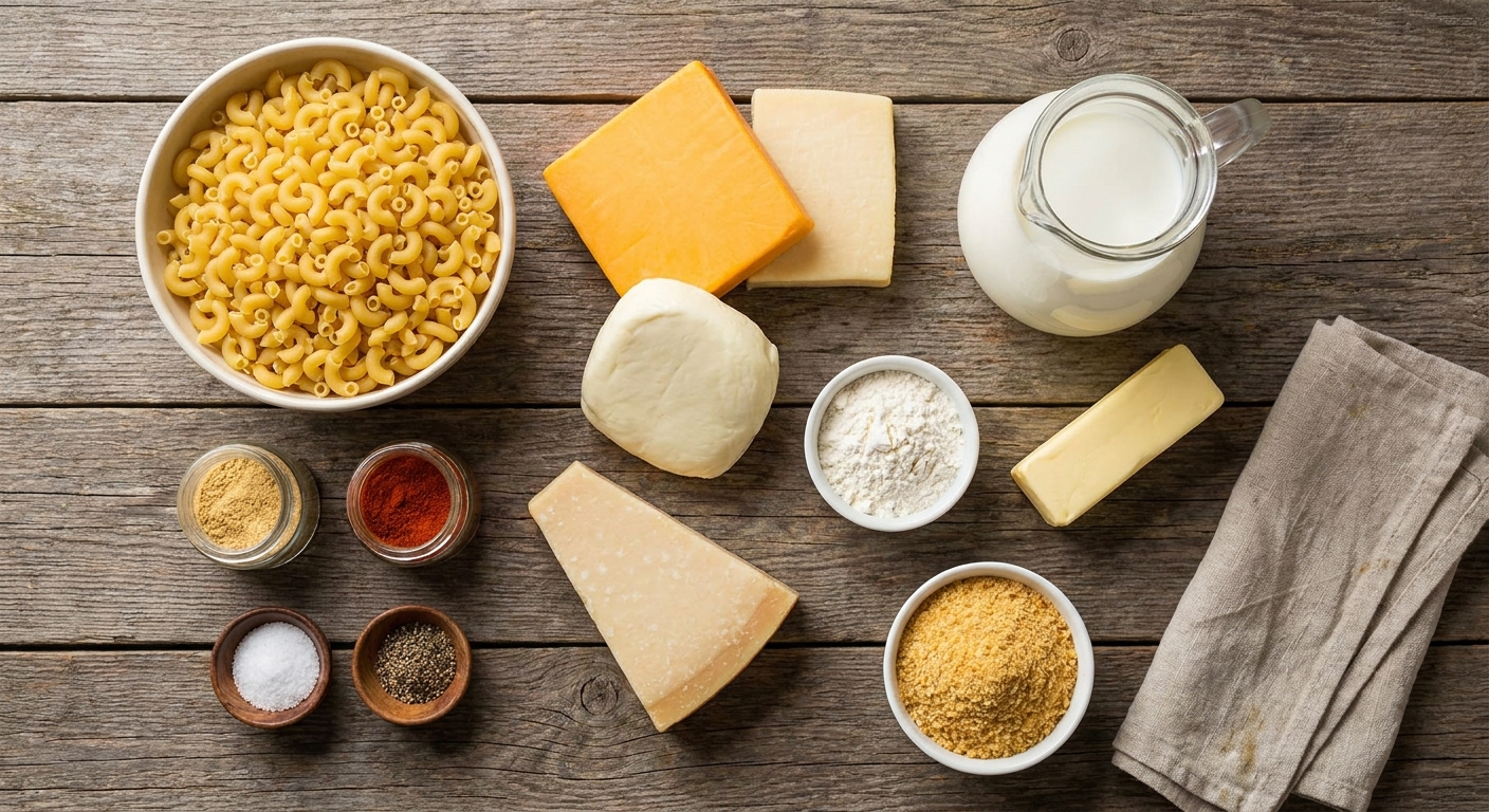 Тёплый мак-н-чиз с хрустящей корочкой 🧀