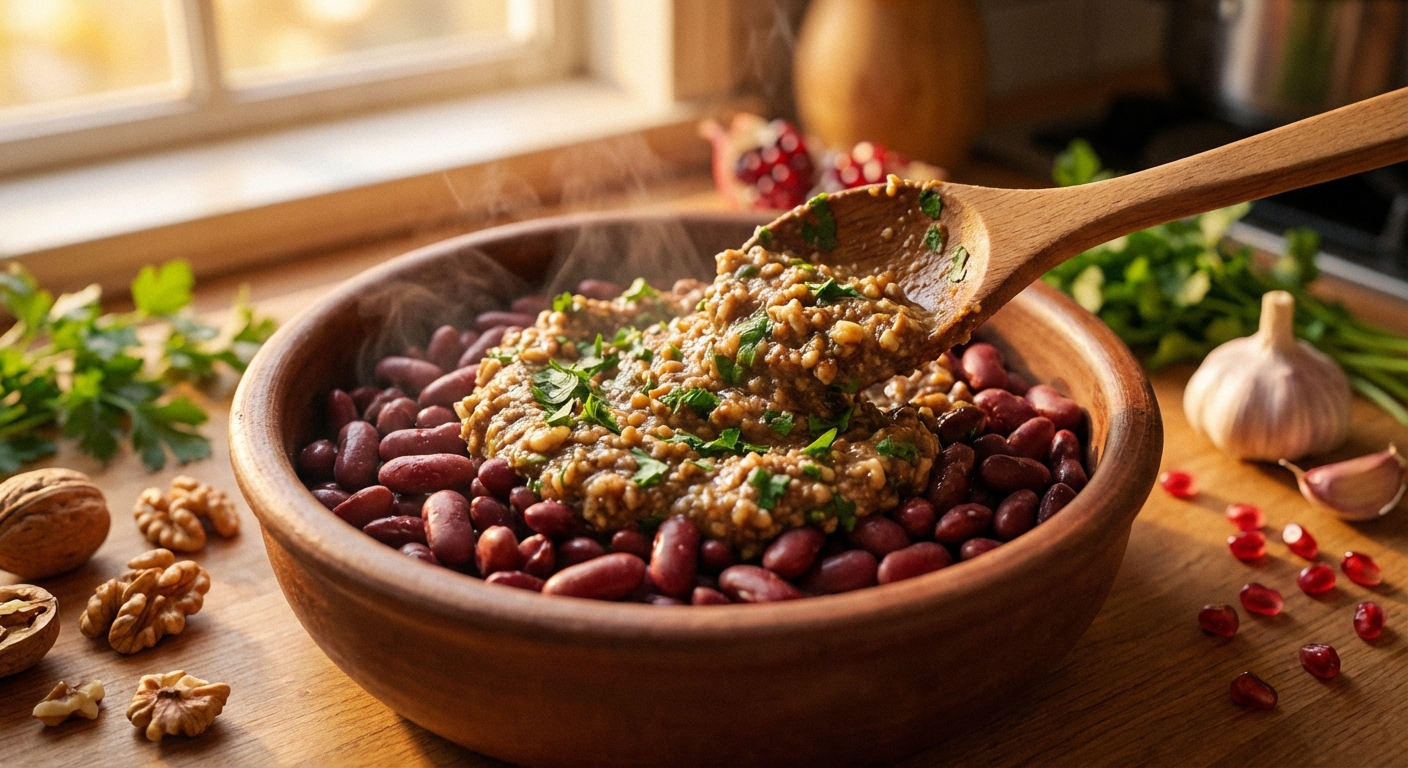 Имеретинское лобио — тёплый фасолевый обед 🍲🌿 — фото 2